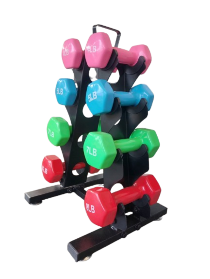 Dumbbell Rack Set + FREE Resistance Band