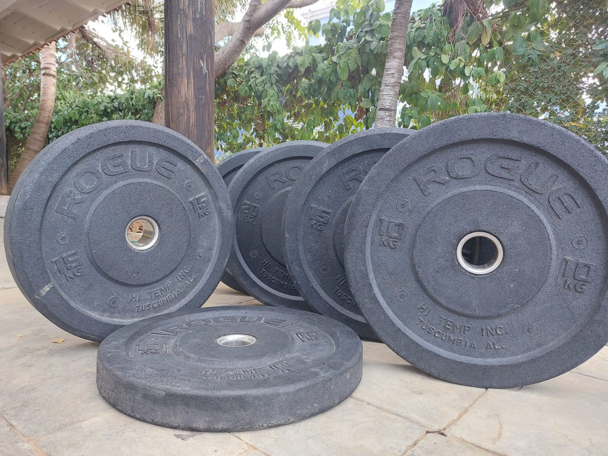 Pre-Owned Rogue Hi-Temp Bumper Plate Set – 90 kg