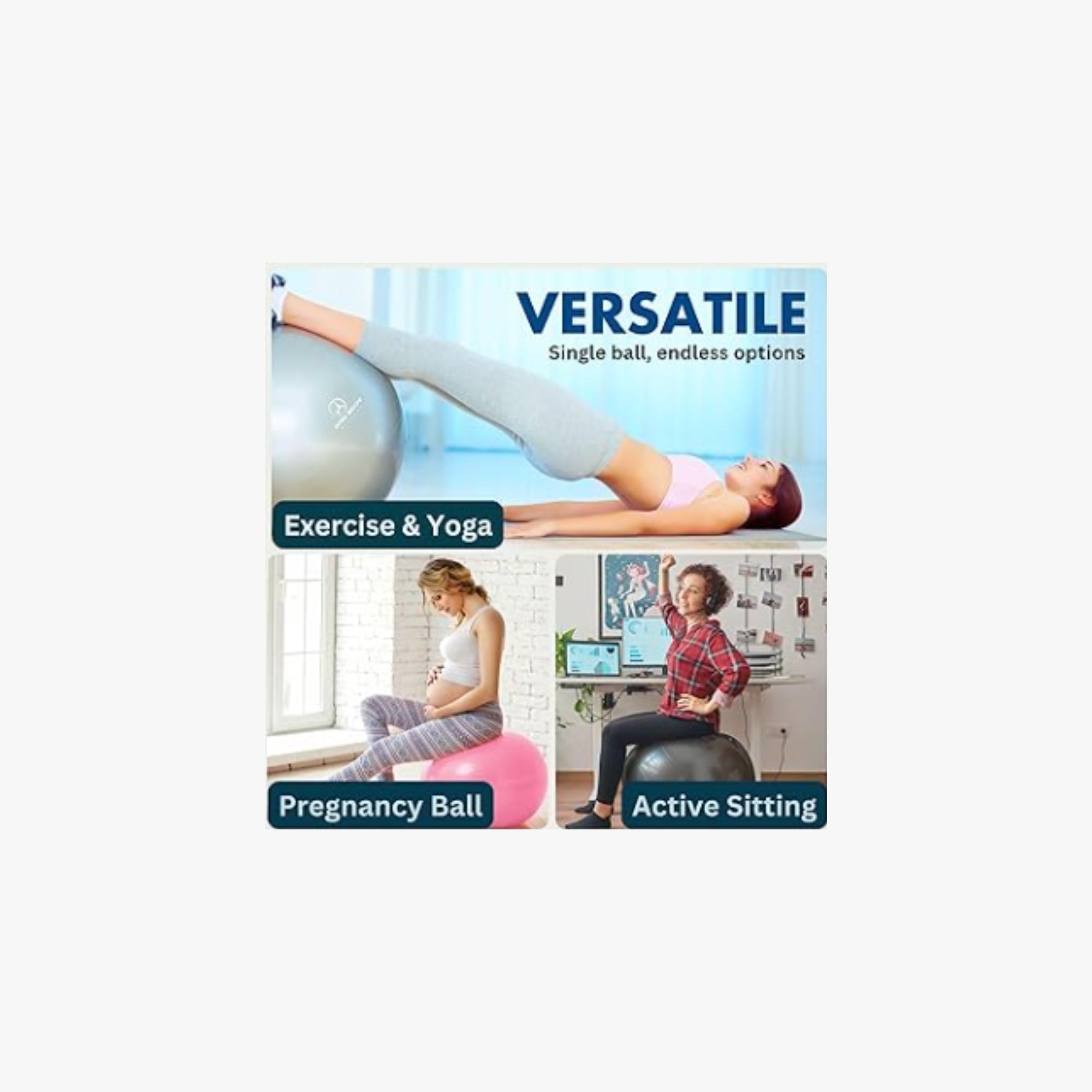 Exercise Ball (Yoga Ball) for Balance & Mobility