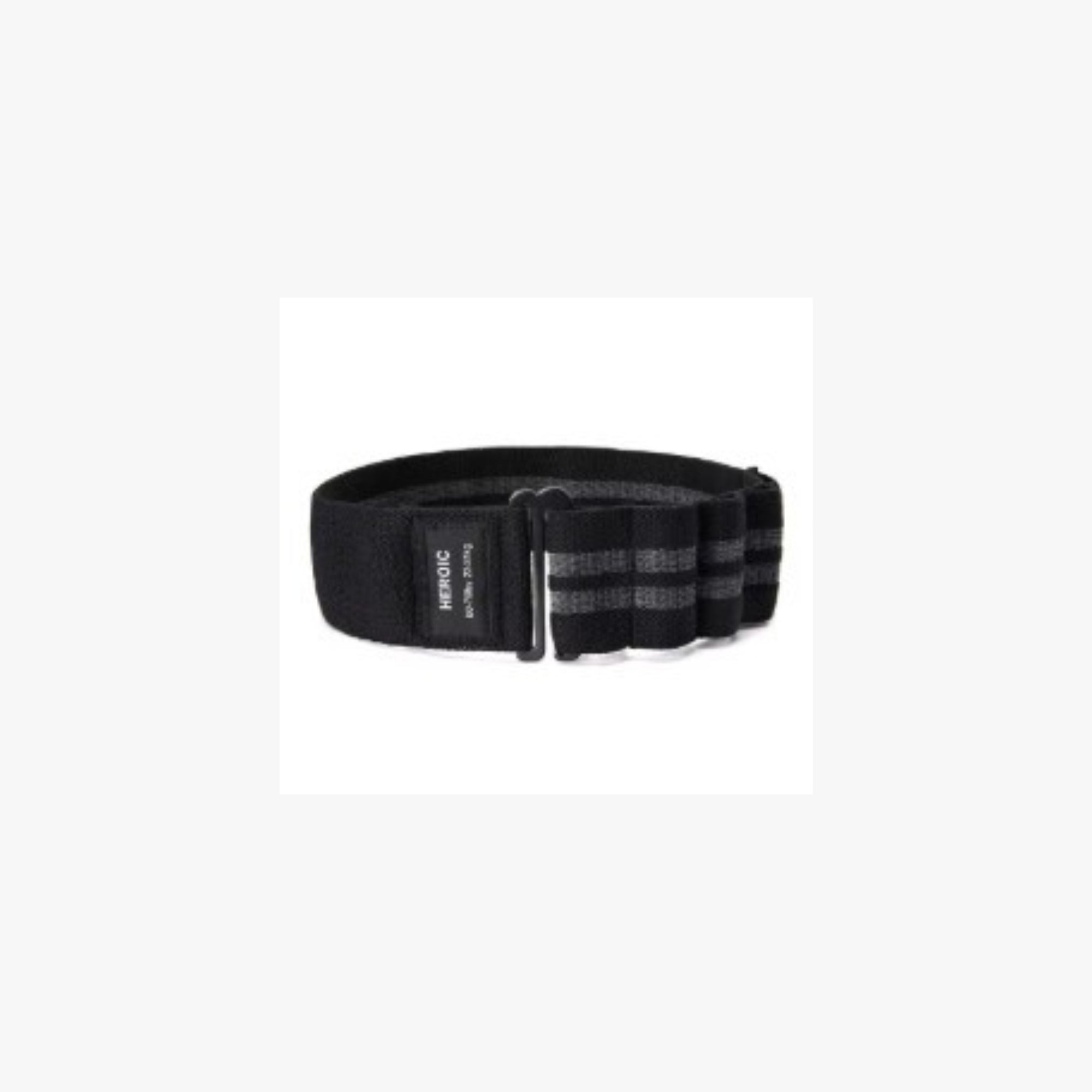 Open-Front Fabric Resistance Band – Black (Heroic 22–31 kg)